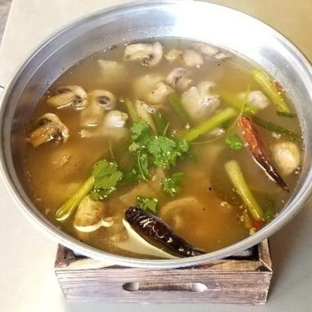 Tom Yum Large Meat Choice.