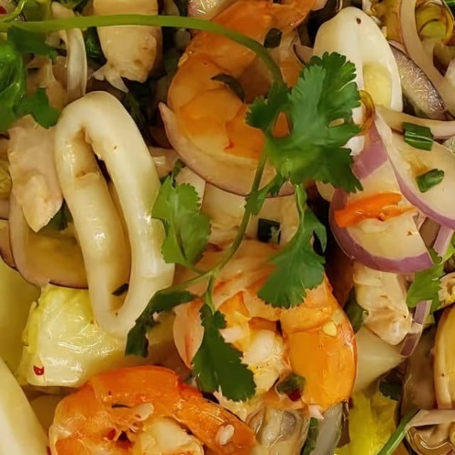 Spicy Seafood Salad.